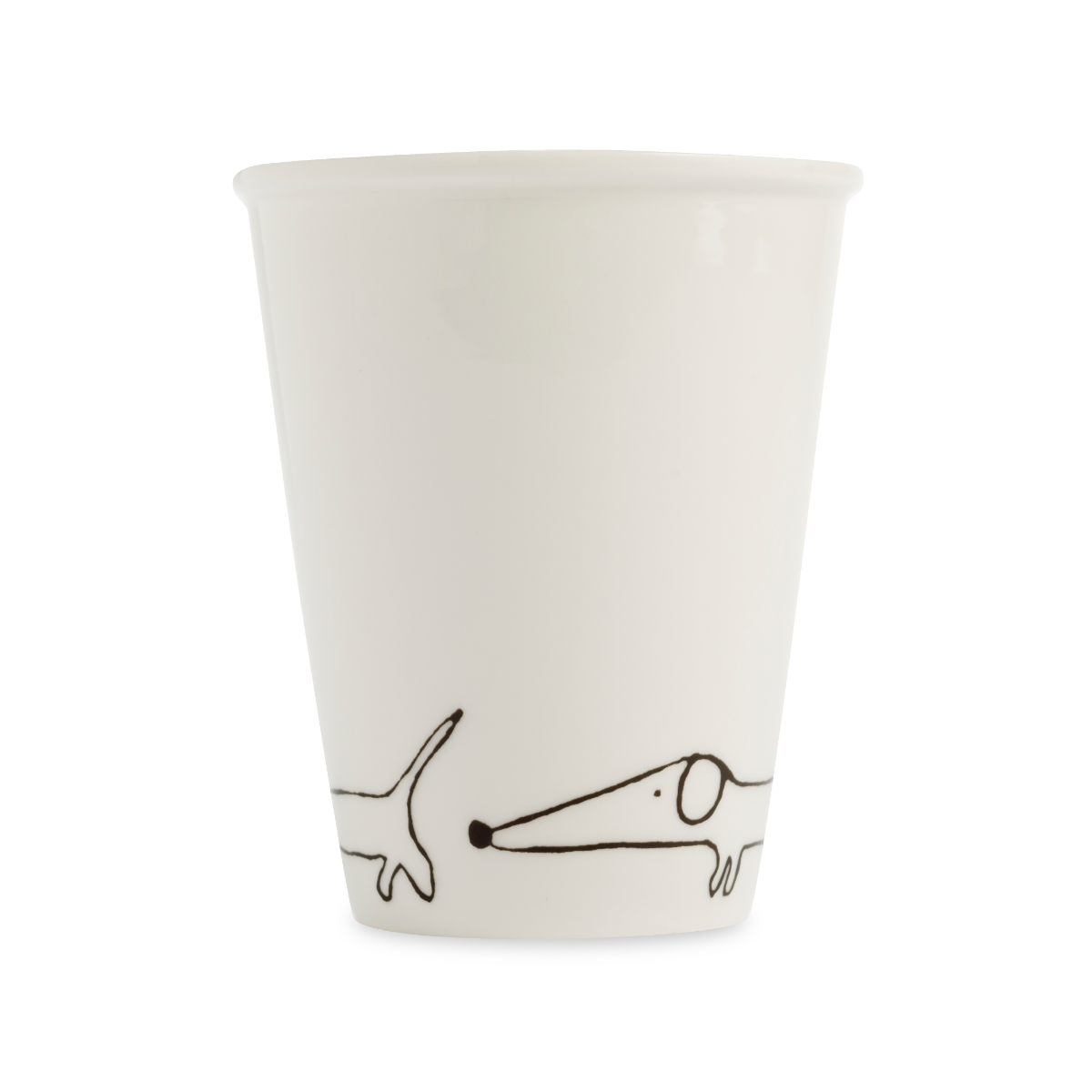 Porzellanbecher - Dackel