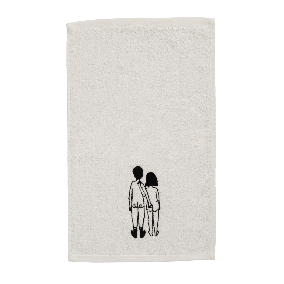 Gästehandtücher - Naked Couple Back (2er-Set)