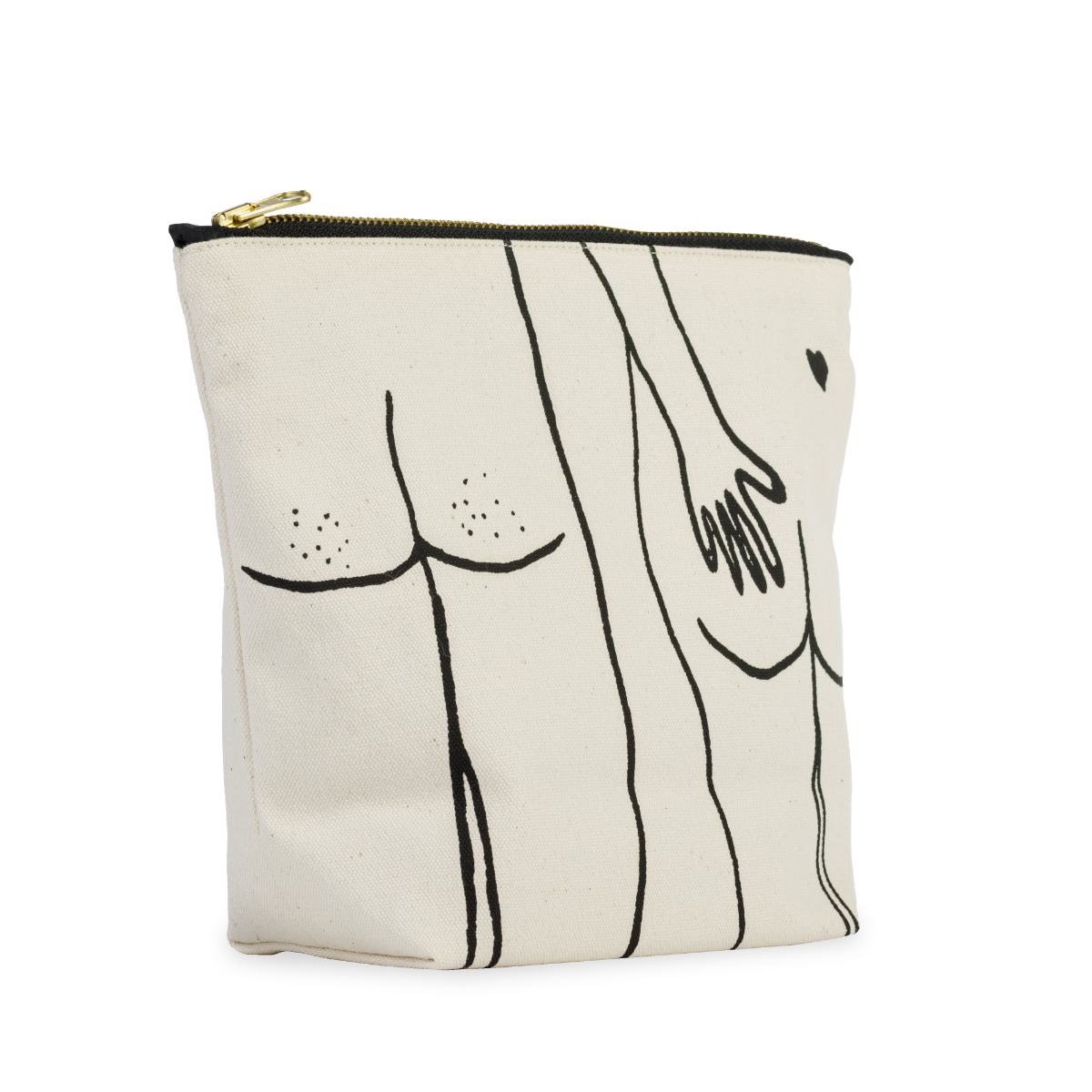 Toiletttasche - Naked Couple Back