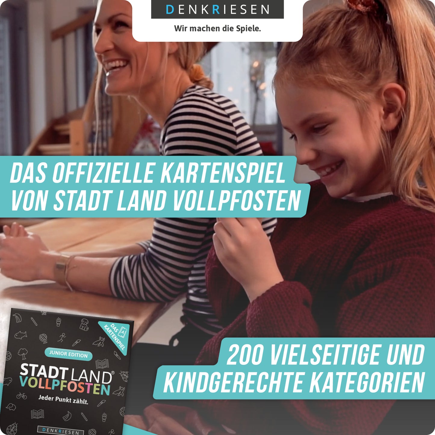 Stadt Land Vollpfosten - Junior Edition