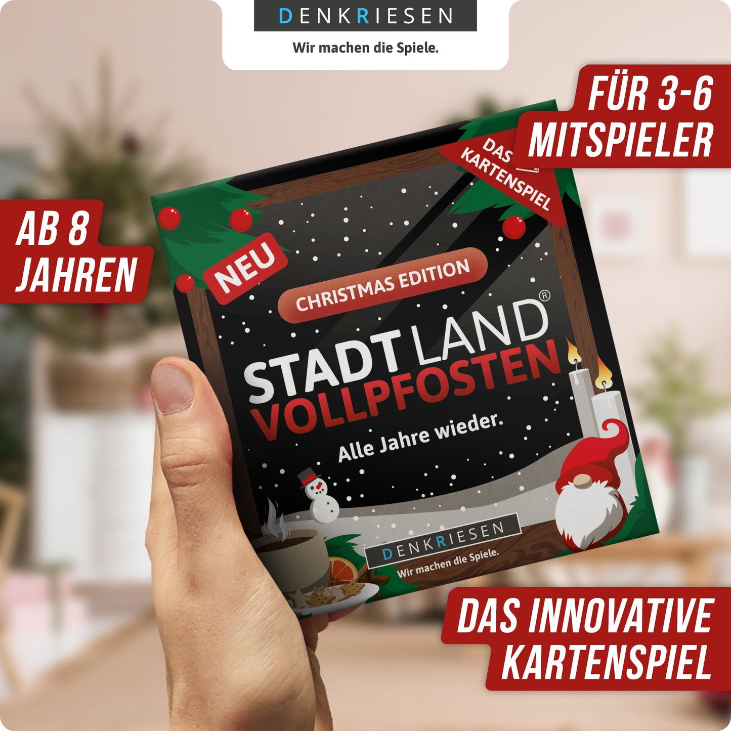 Stadt Land Vollpfosten - Christmas Edition