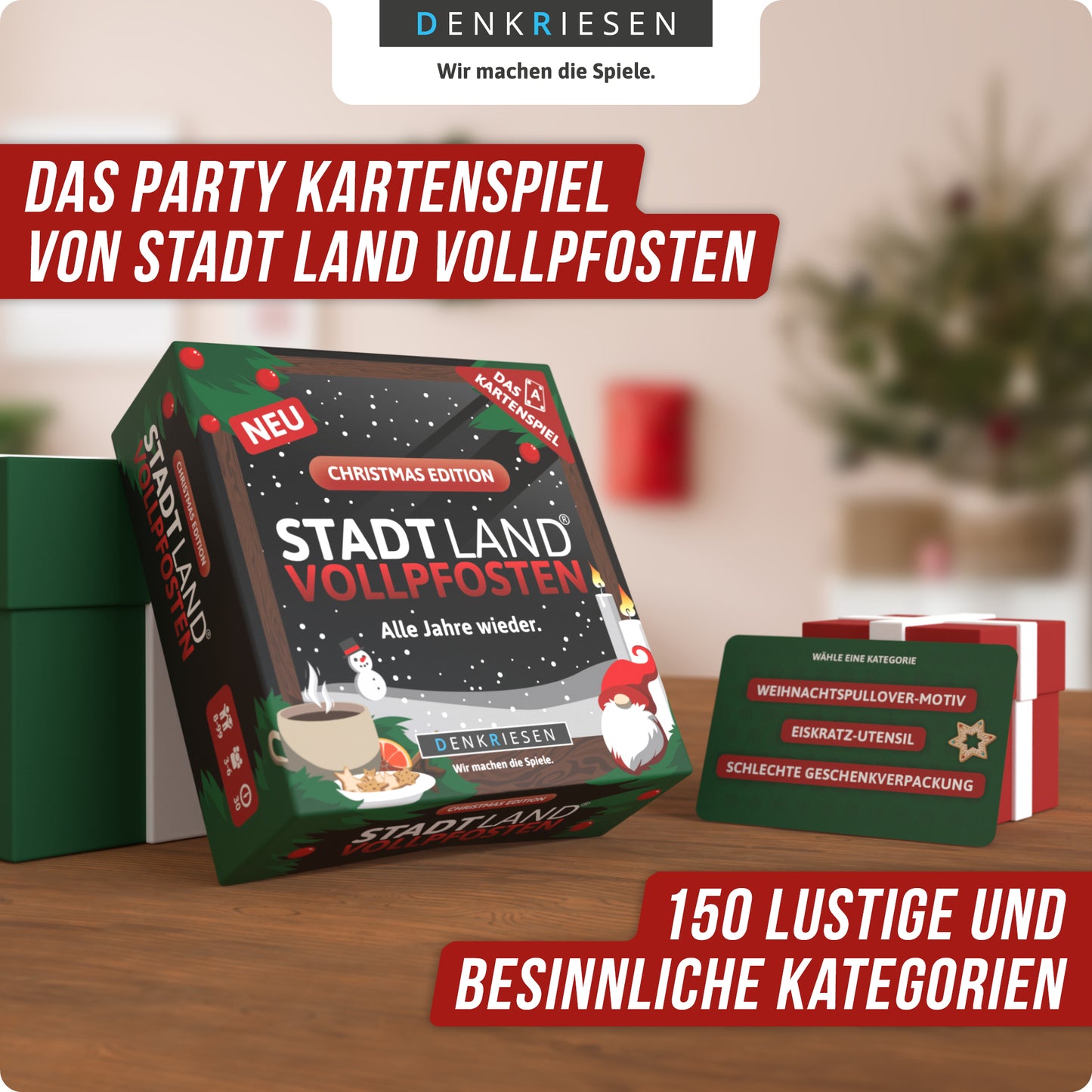 Stadt Land Vollpfosten - Christmas Edition