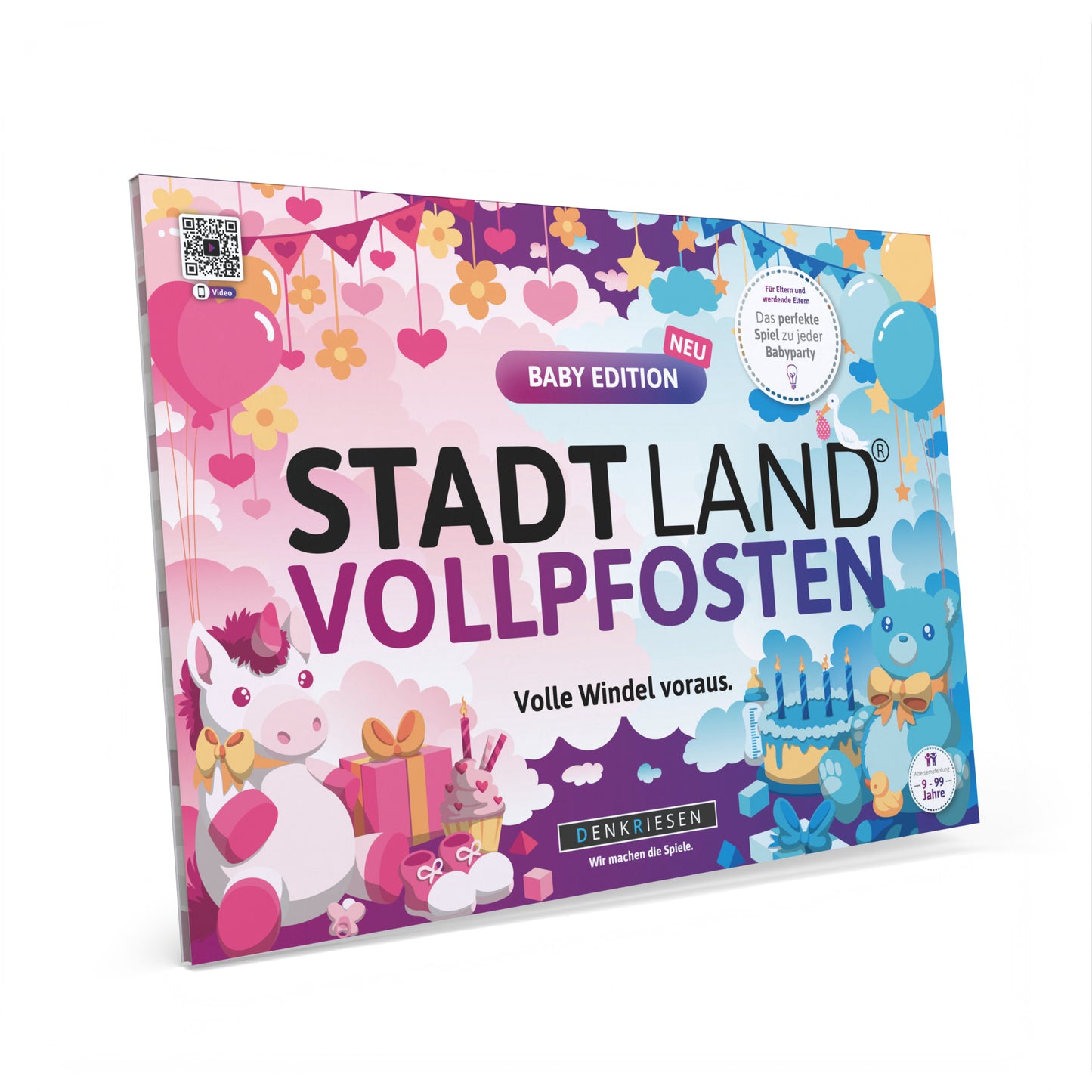 Stadt Land Vollpfosten Block - Baby Edition