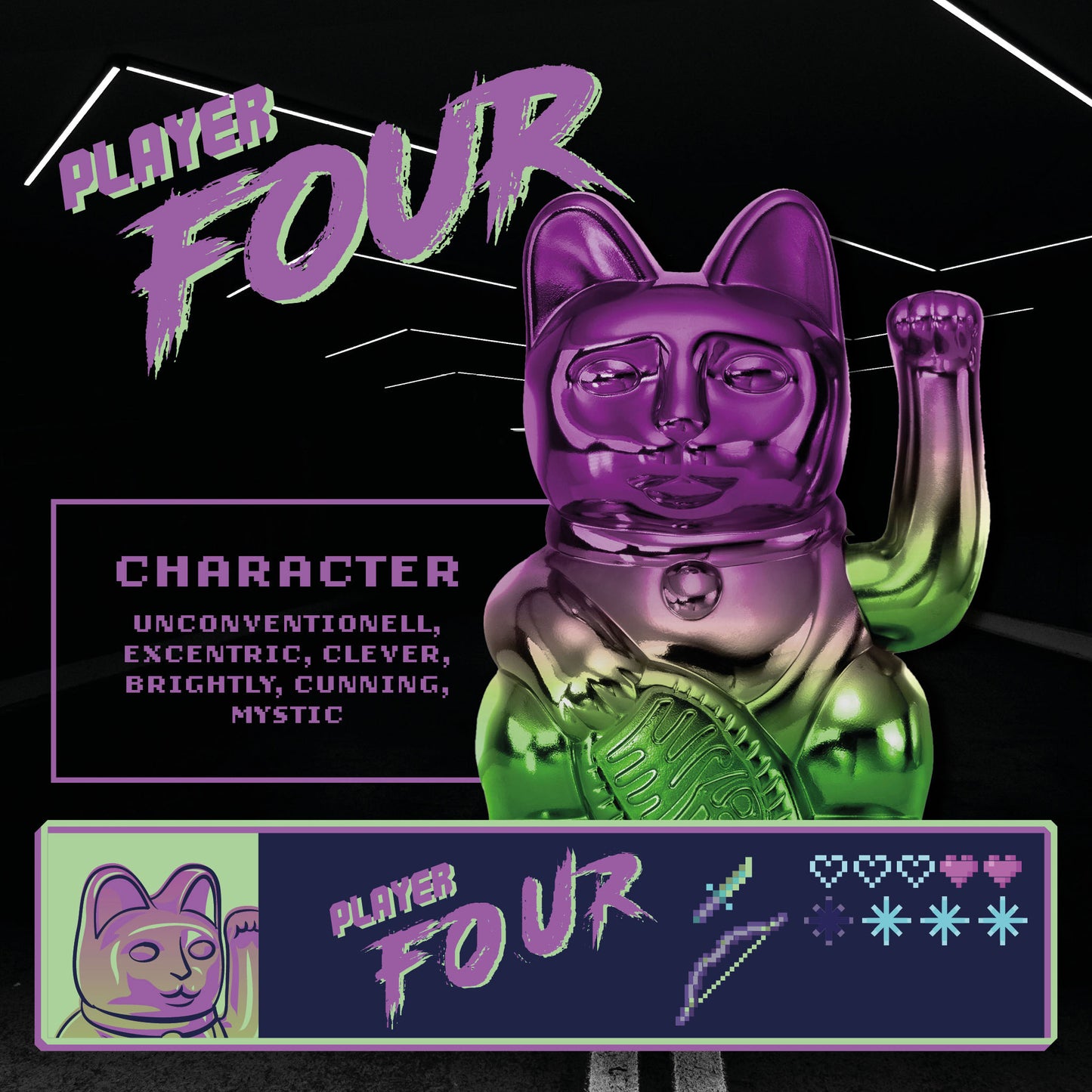 Lucky Cat Gaming Limited Edition - Player Four