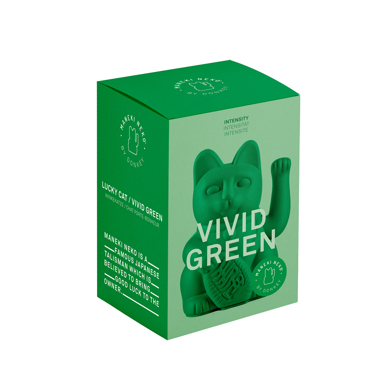 Lucky Cat Vivid Green - Intensität