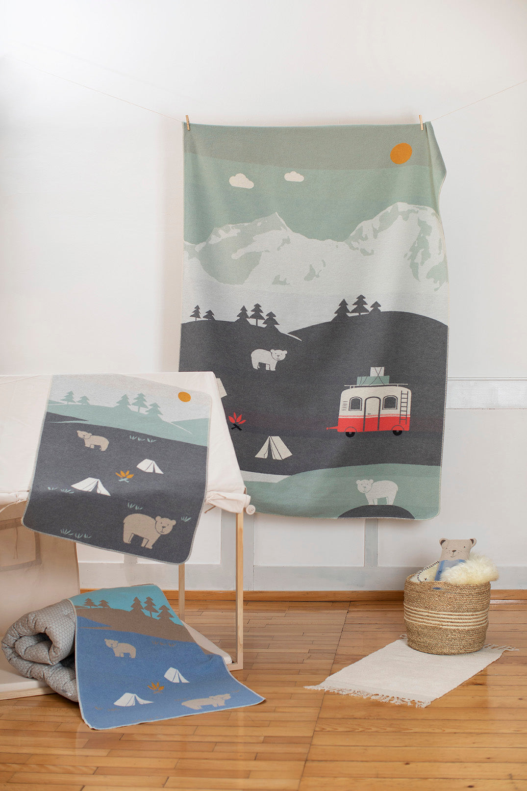 Kinderdecke Camping