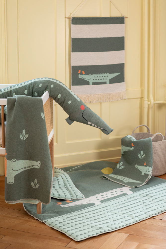 Kinderdecke Krokodil