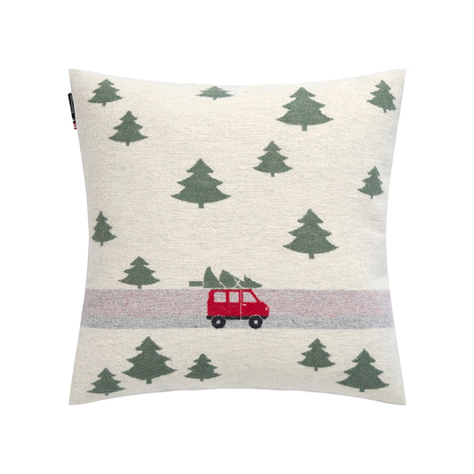 Kissenhülle Auto mit Tanne