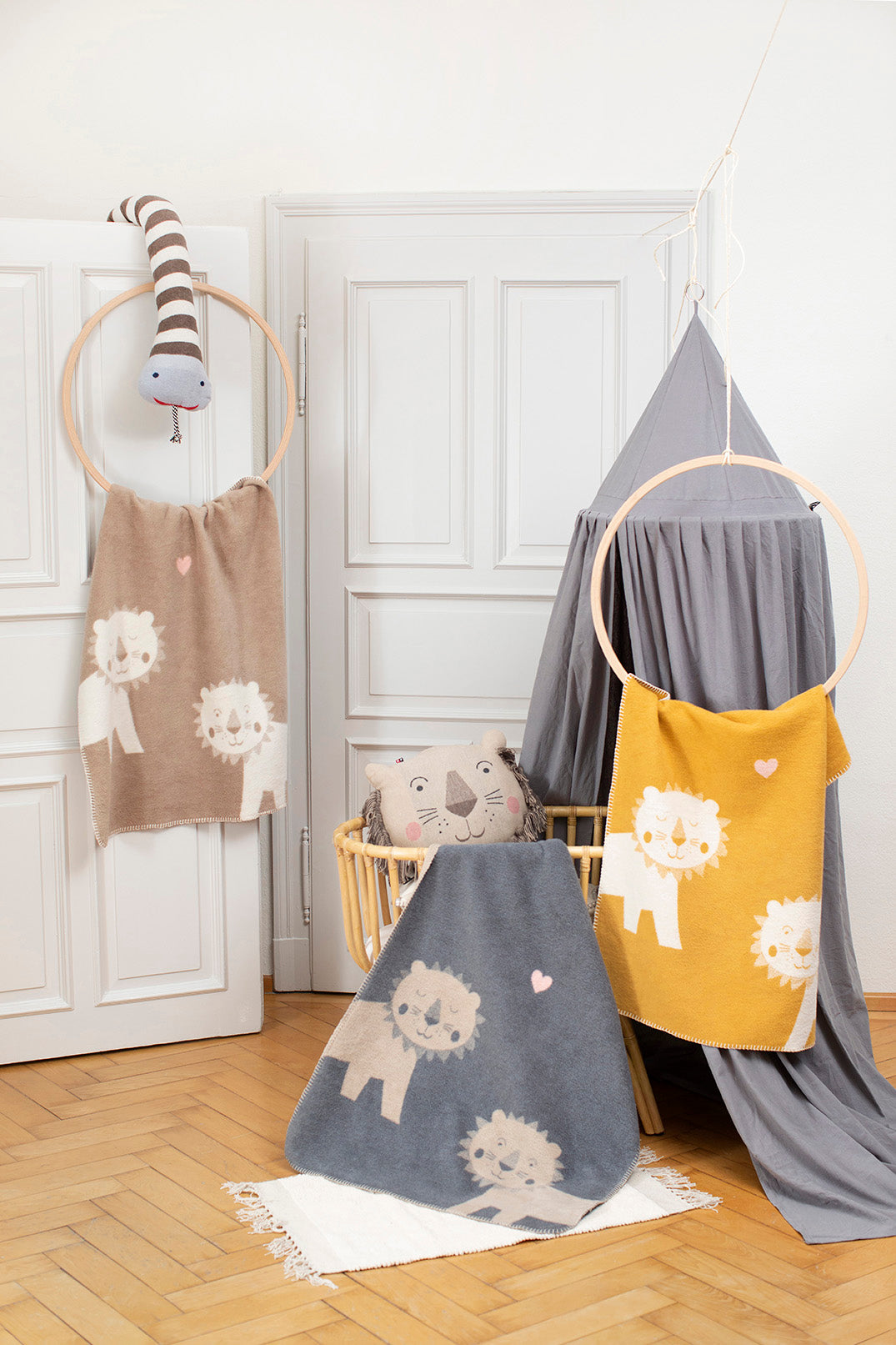 Babydecke Mila Löwen