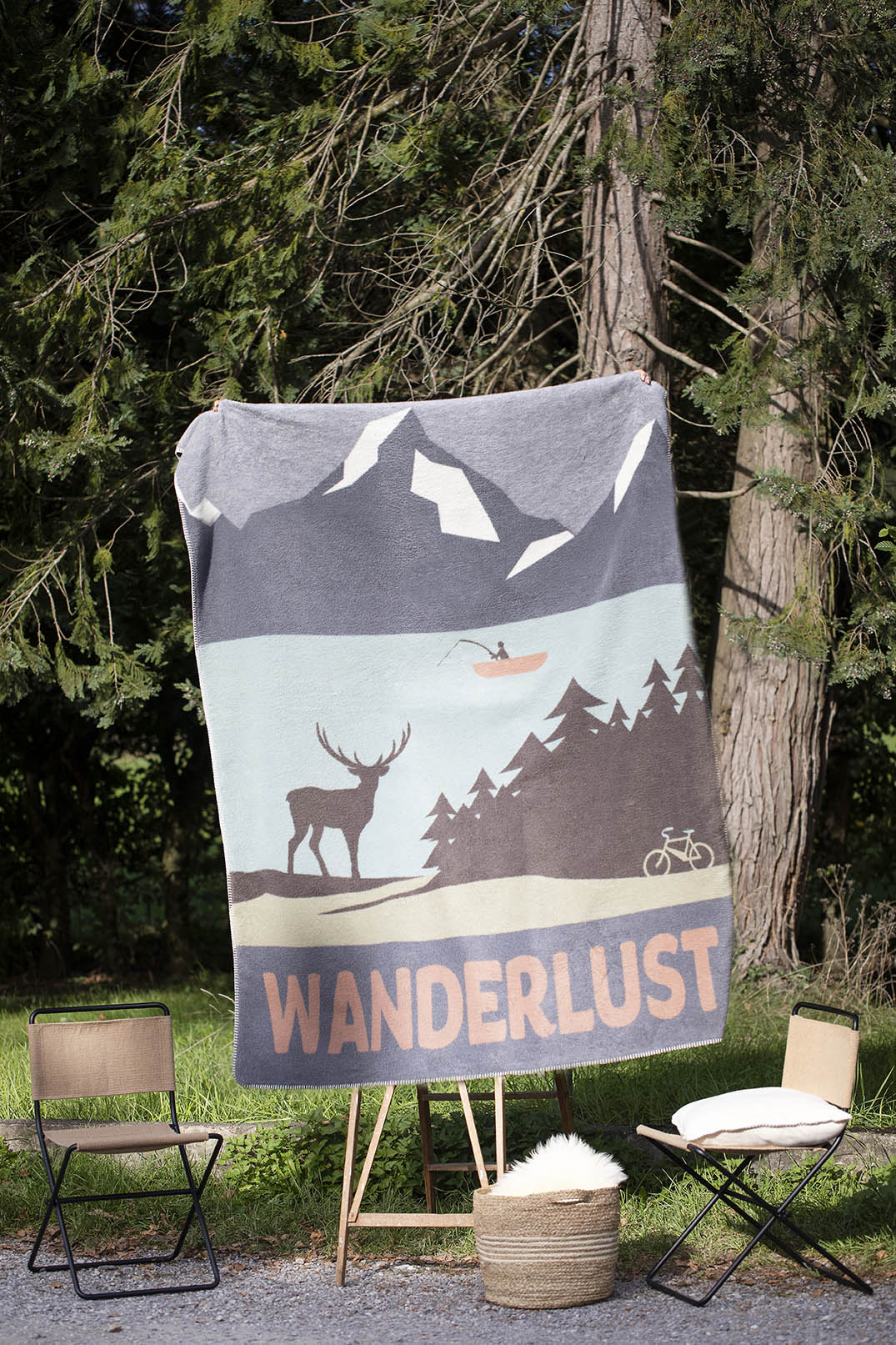 Wohndecke Wanderlust