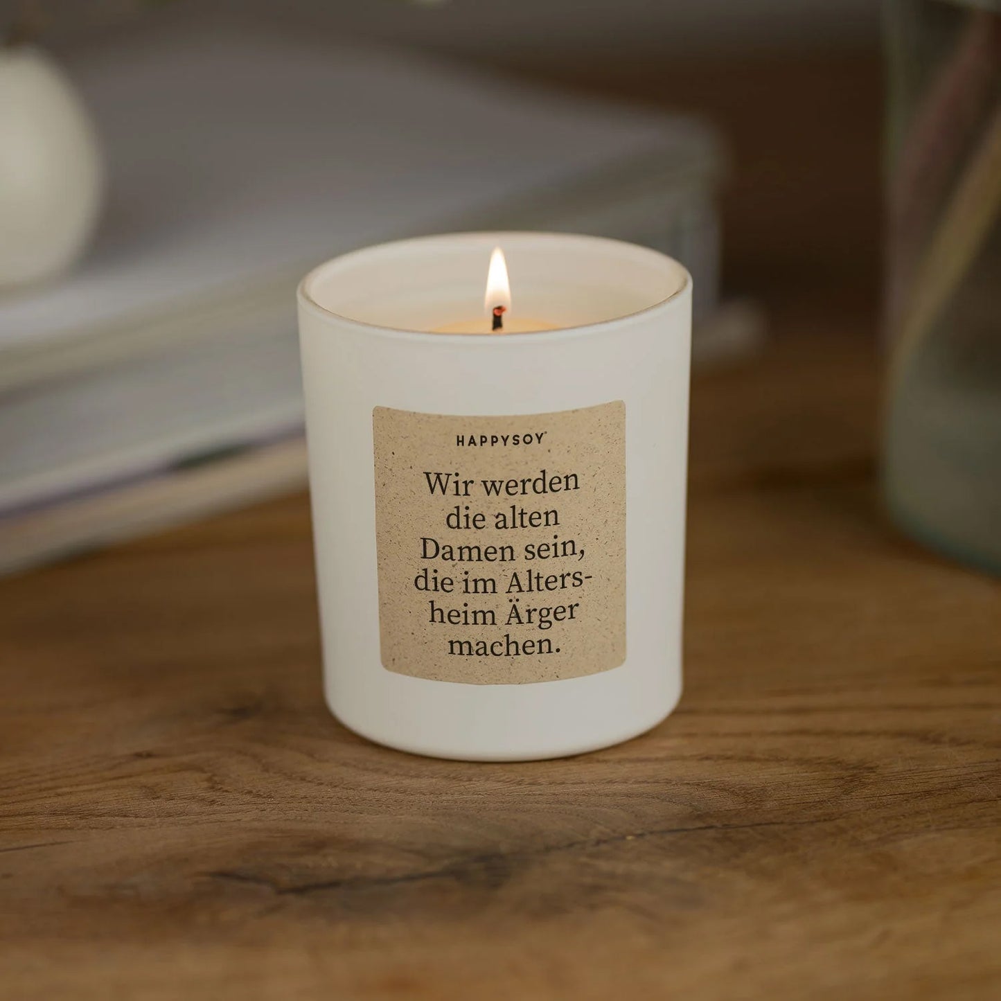 Sojawachskerze Alte Damen
