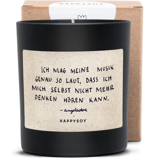 Sojawachskerze Musik