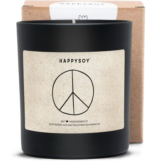 Sojawachskerze Peace