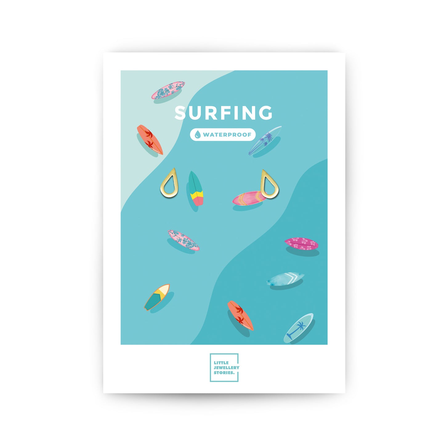 Ohrstecker - Surfing