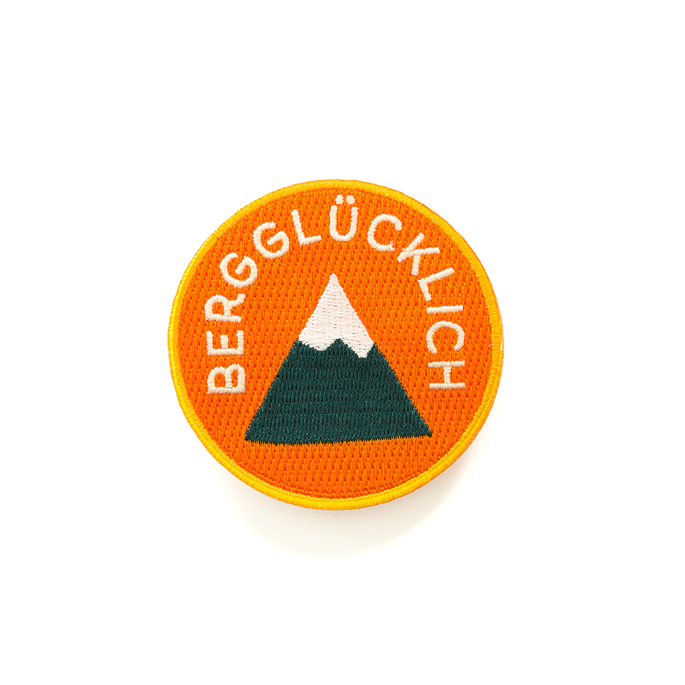 Patch Anstecker Bergglücklich