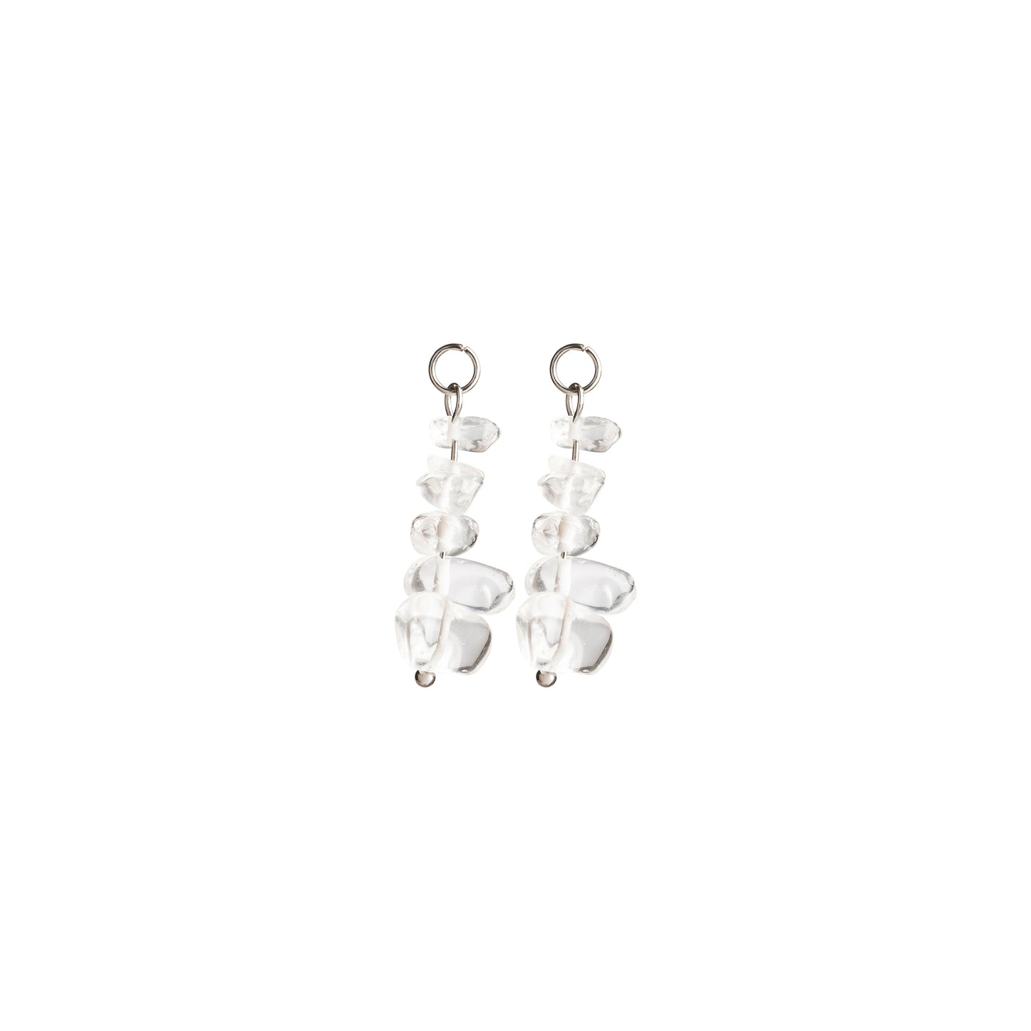Malia Charm - Crystal Tower silber