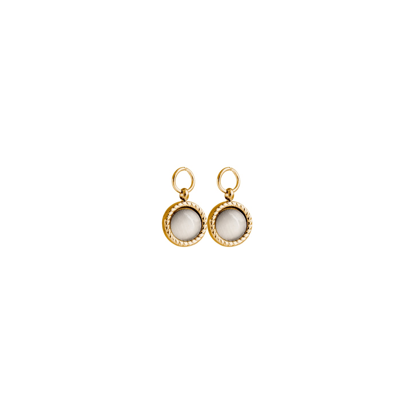 Malia Charm - White Elegancy gold