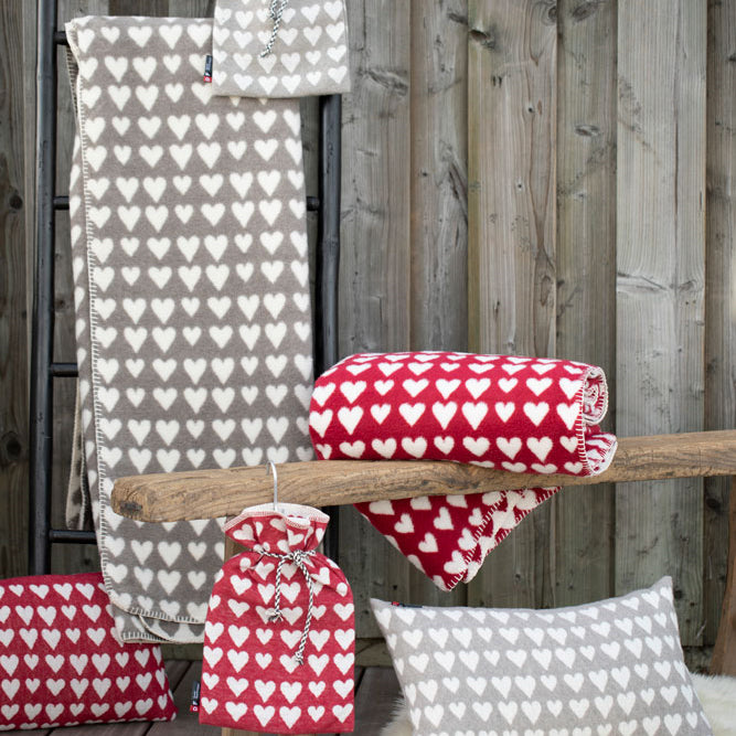 Kissenhülle SILVRETA Herzen