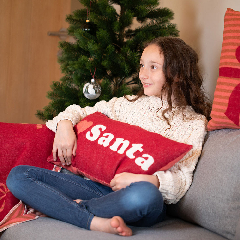 Gefülltes Kissen SILVRETTA I love Santa