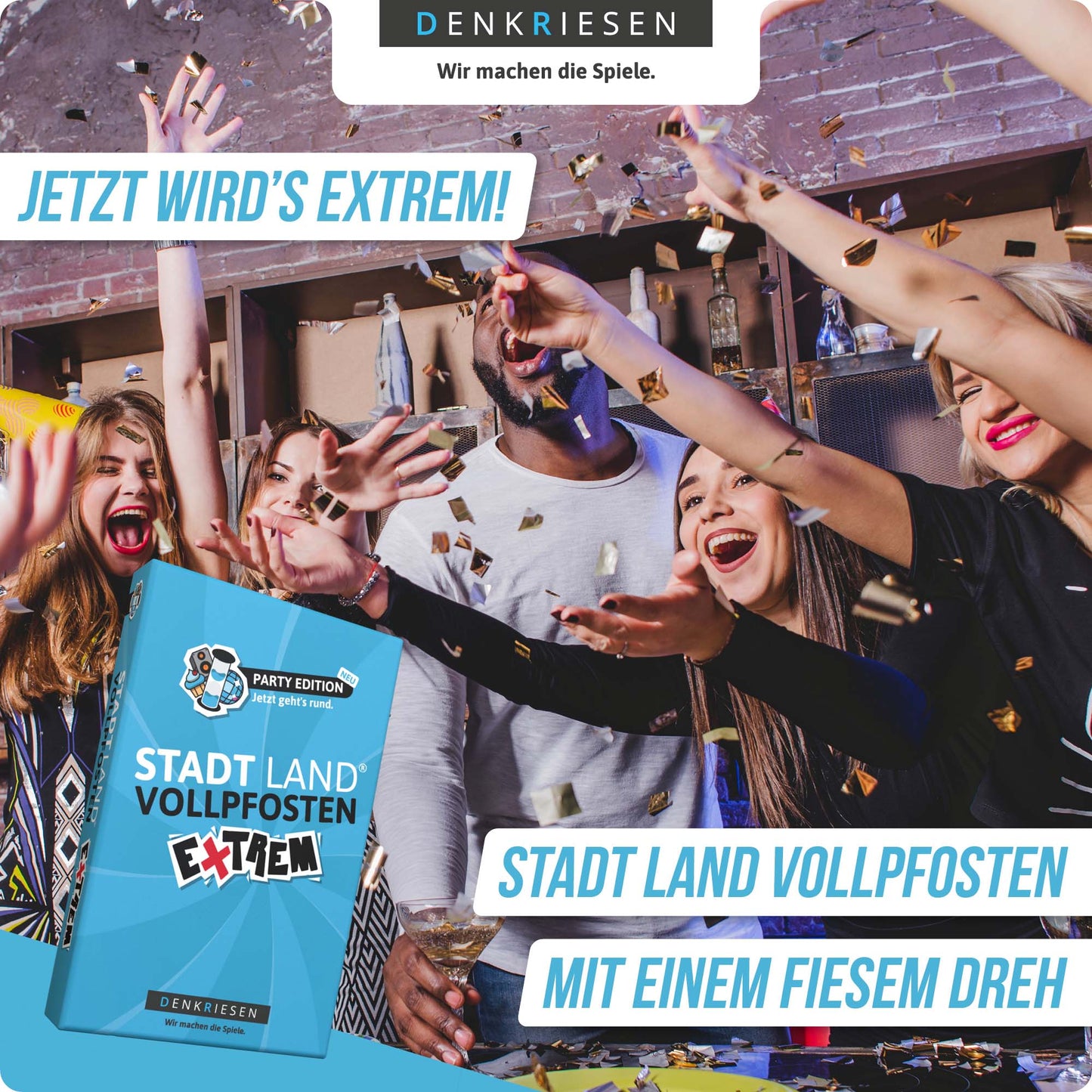Stadt Land Vollpfosten Extrem - Party