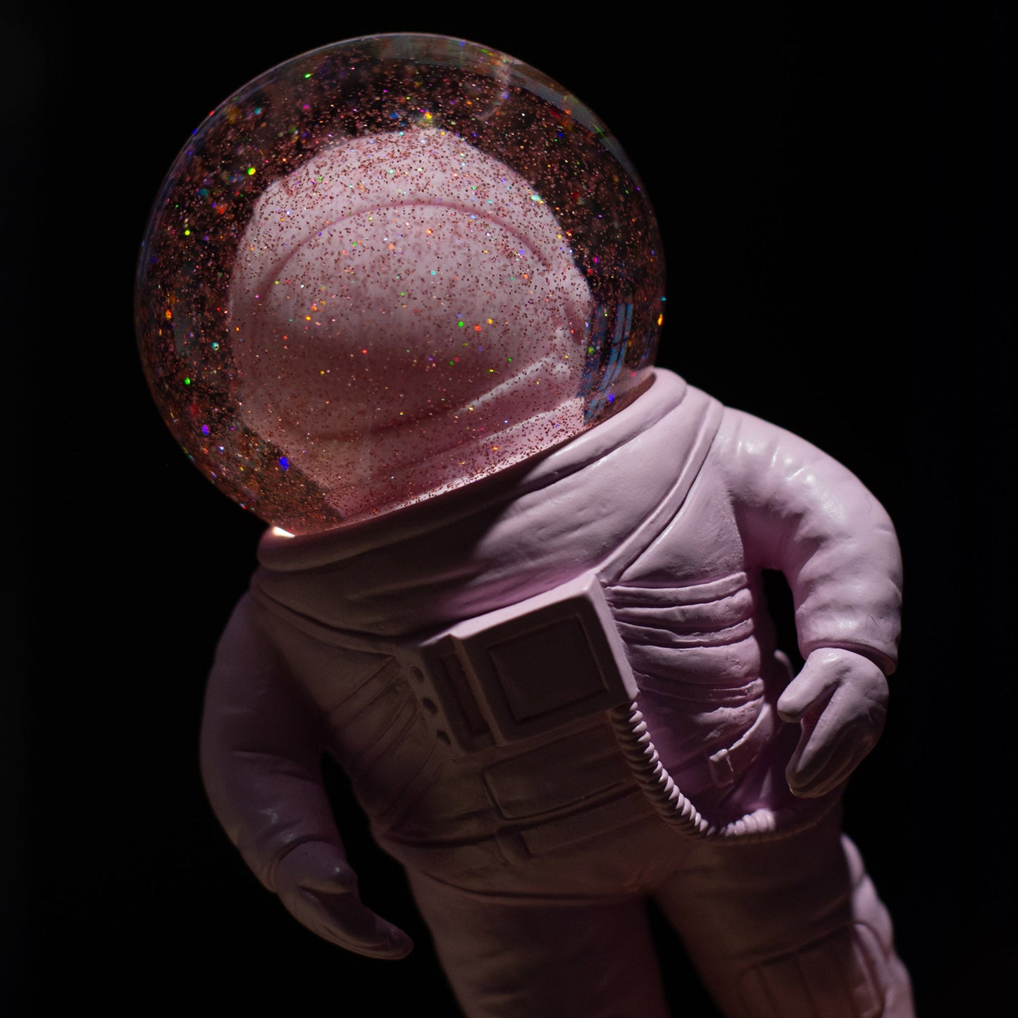 Glitzerkugel Astronaut