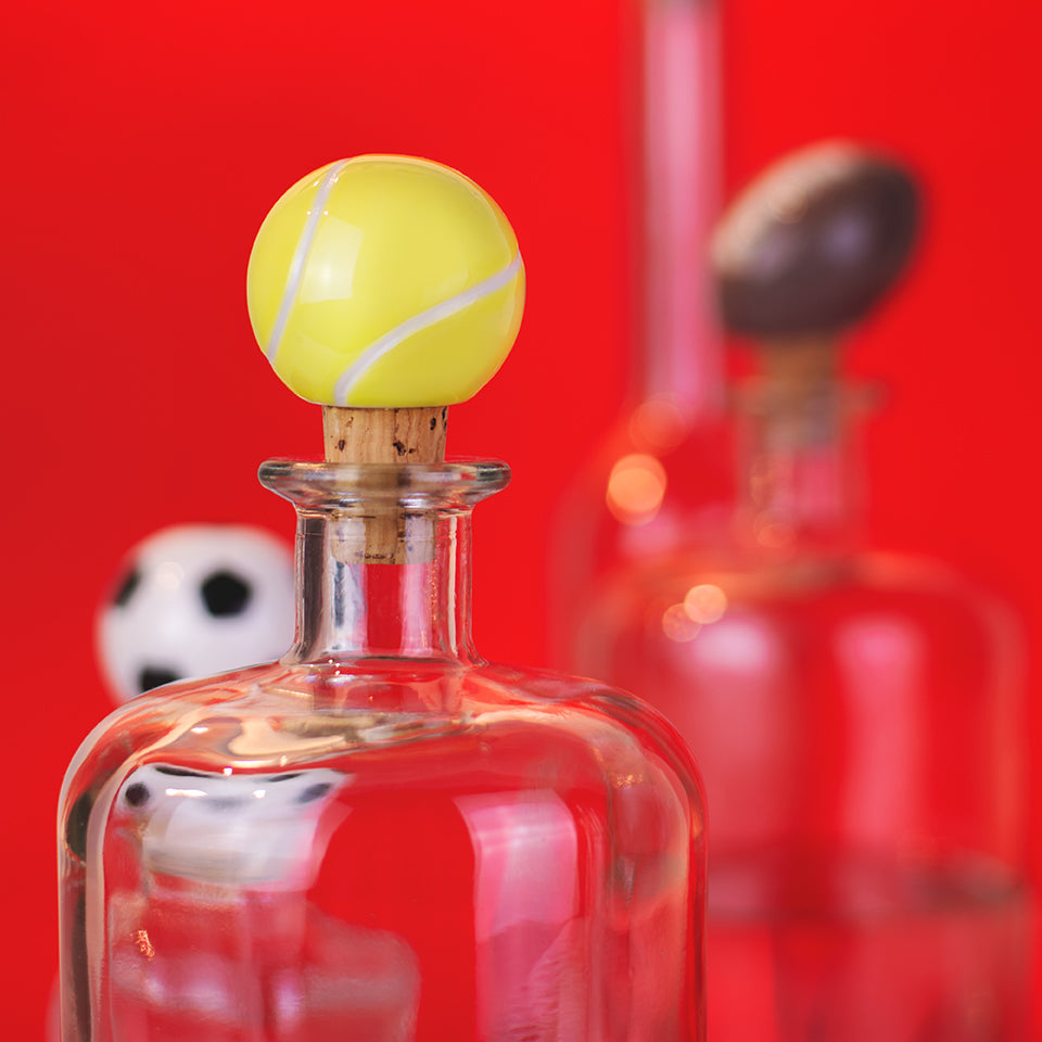 Weinstopper Tennisball