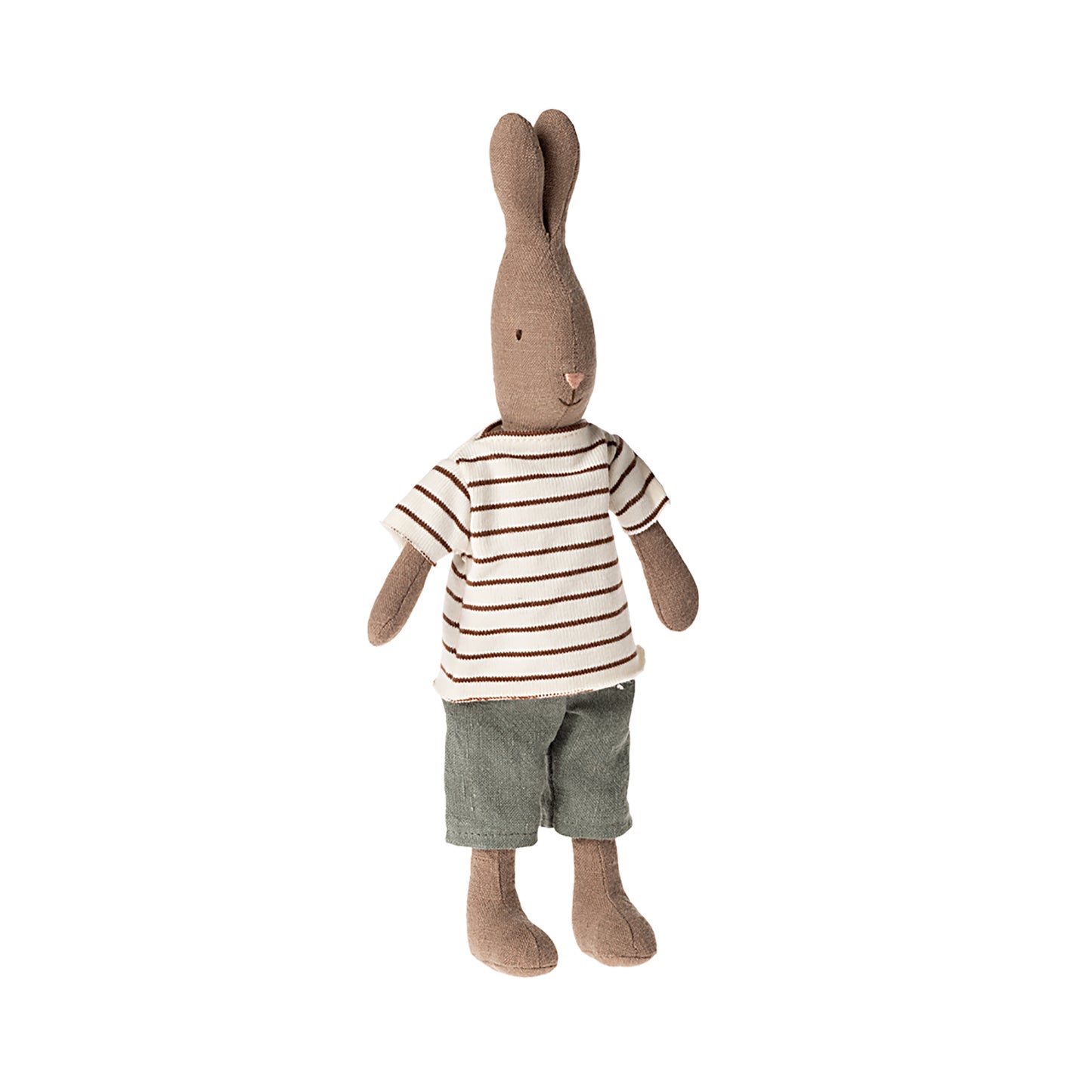 Kaninchen Größe 2 braun - Gestreiftes Shirt und Hose