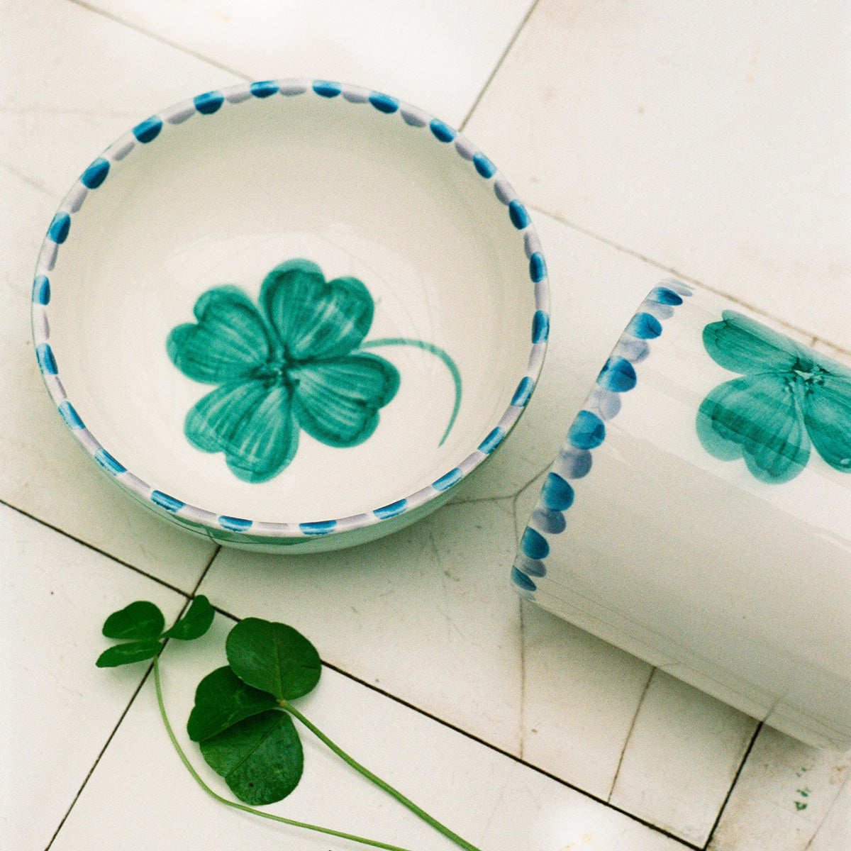Keramikschale Hand-Painted