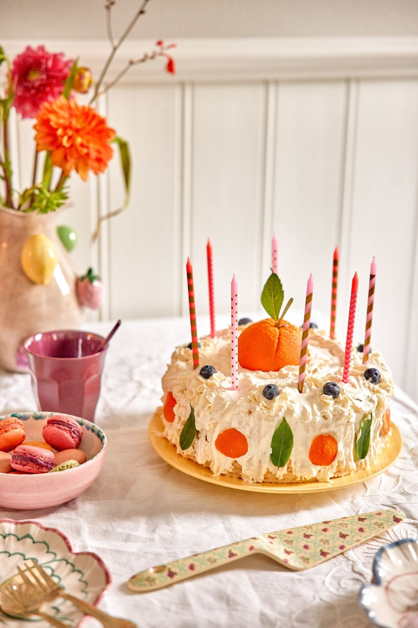 Kuchenkerzen lang