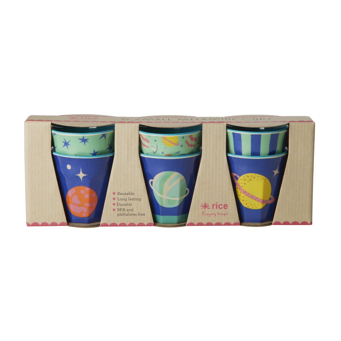 Melamin Kinderbecher-Set Galaxy