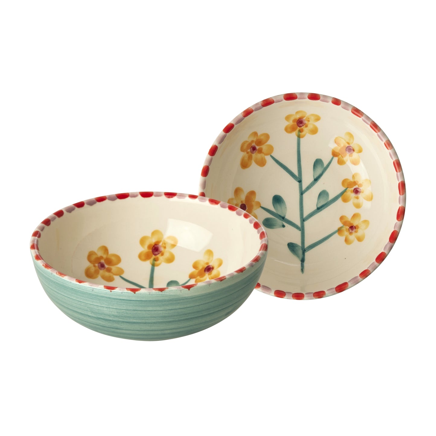 Keramikschale Hand-Painted