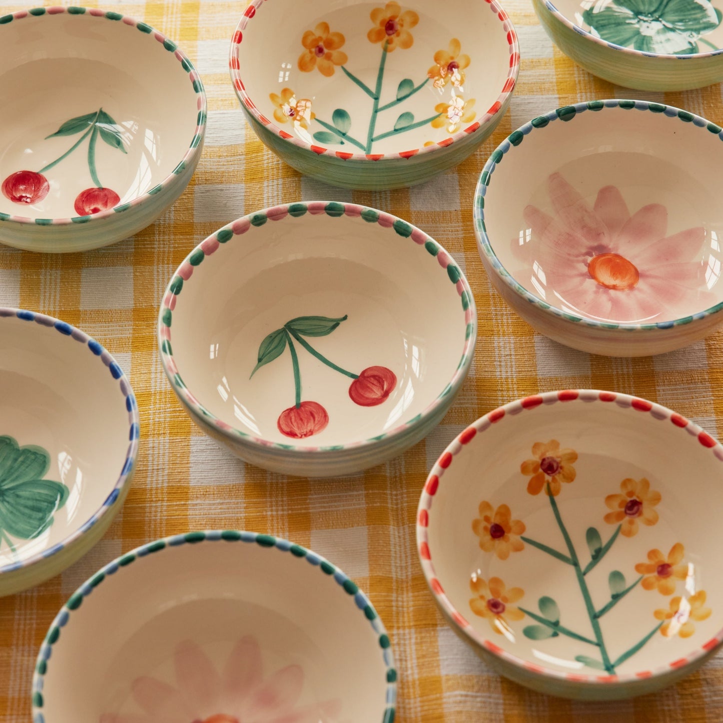 Keramikschale Hand-Painted