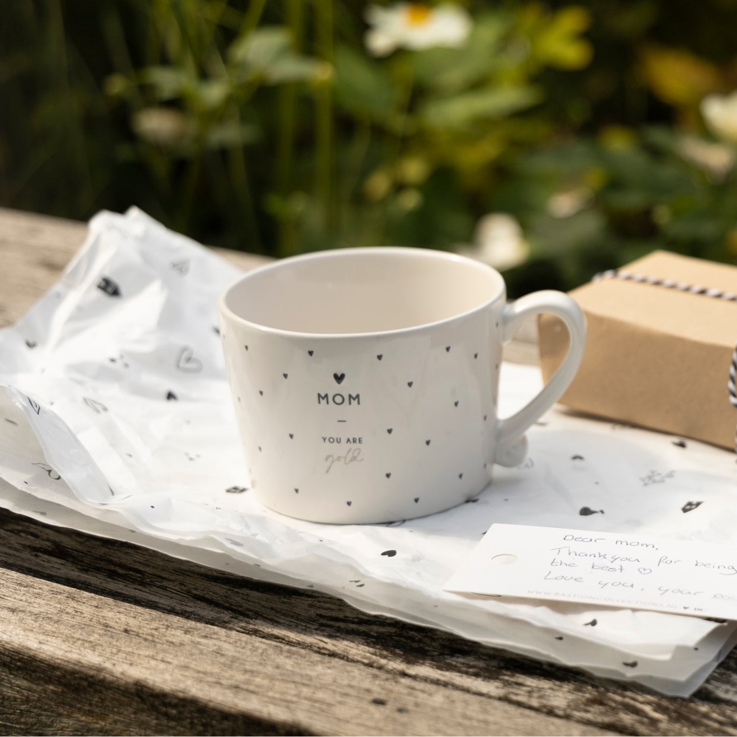 Keramik Tasse mit Spruch