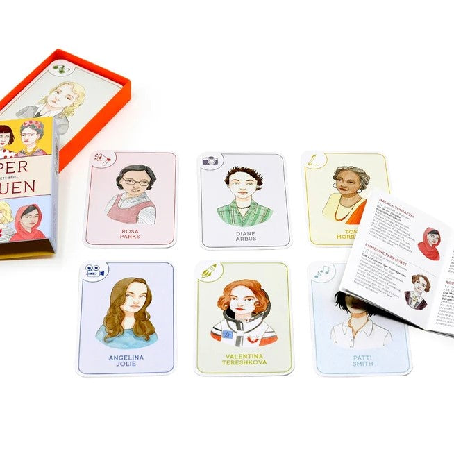 Super Frauen - Quartett-Spiel