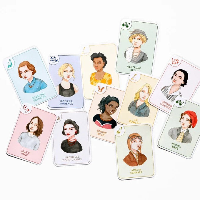Super Frauen - Quartett-Spiel