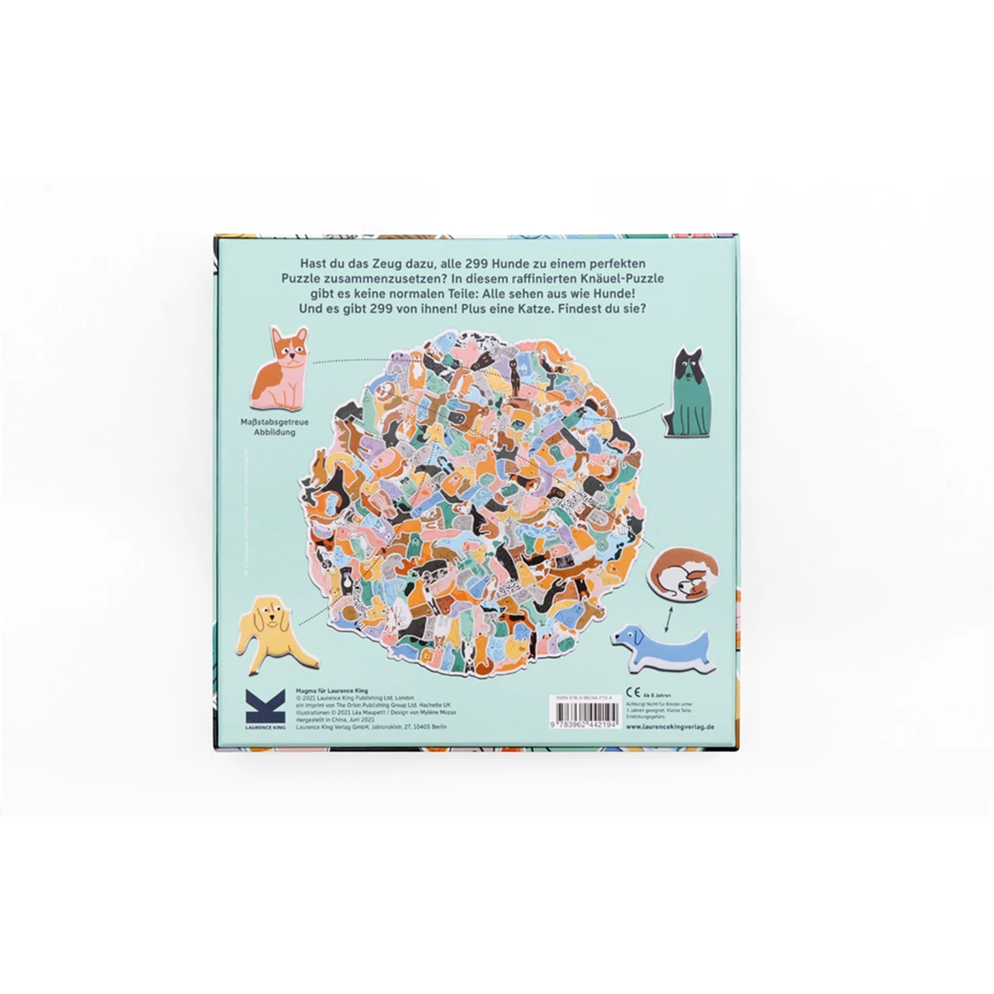 299 Hunde und 1 Katze - Ein Hundeknäuel Puzzle