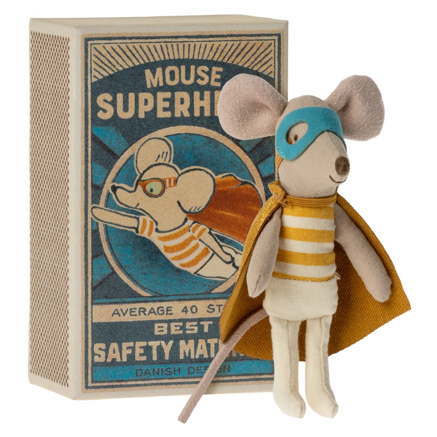 Superheld Maus in Box