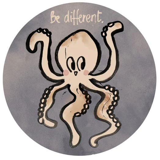 Wandsticker 90cm Durchmesser