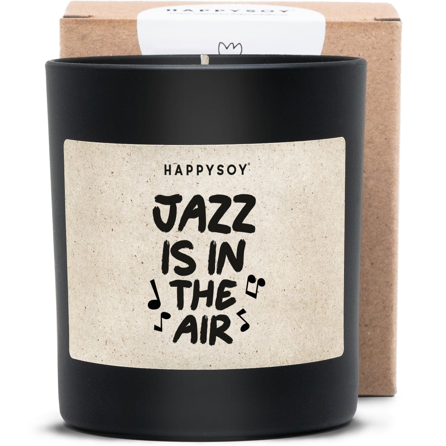 Sojawachskerze Jazz is in the air