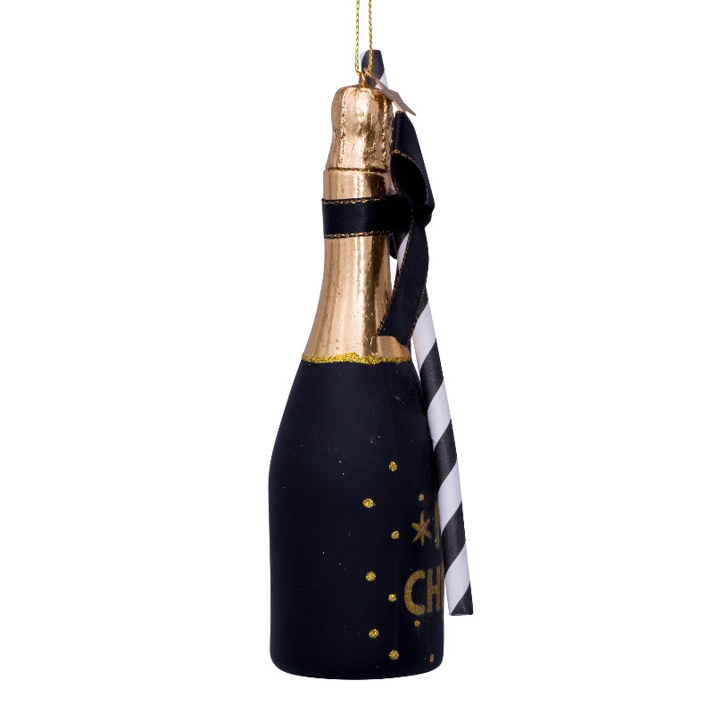 Christbaumkugel Champagne