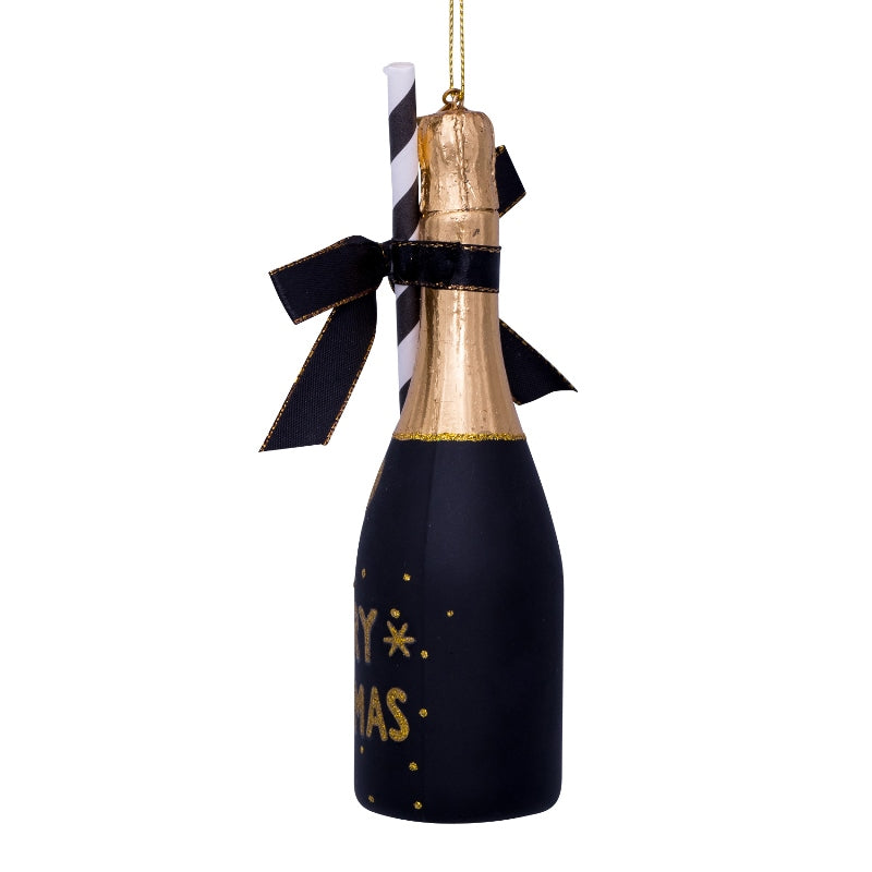 Christbaumkugel Champagne