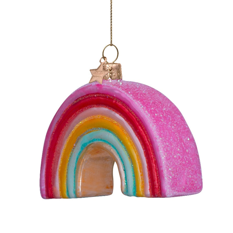 Christbaumkugel Regenbogen