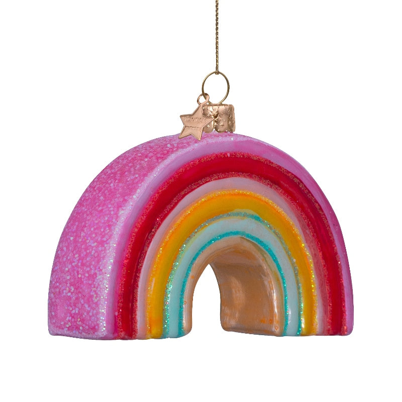Christbaumkugel Regenbogen