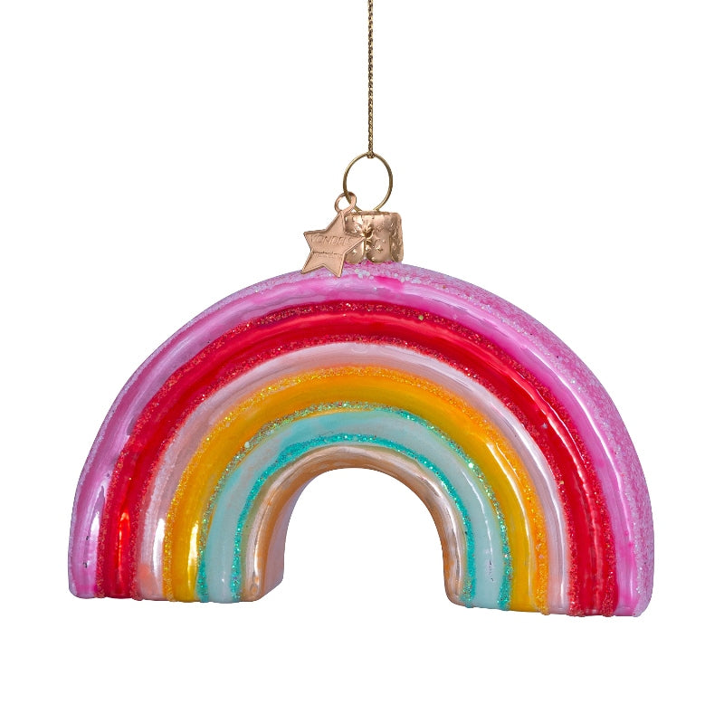 Christbaumkugel Regenbogen