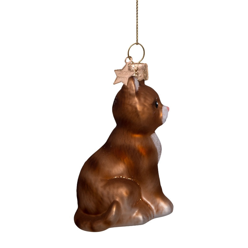 Christbaumkugel Katze