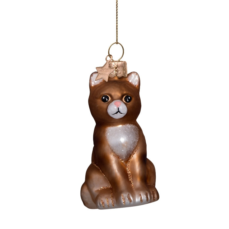 Christbaumkugel Katze