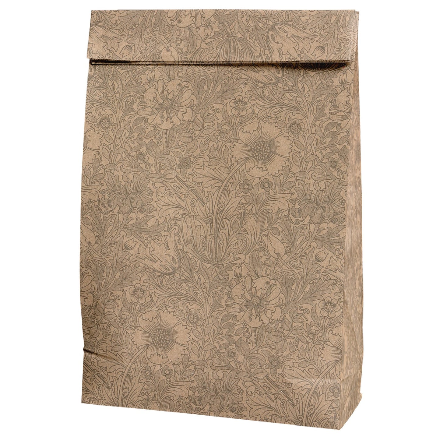 Geschenktüte Blumen schwarz
