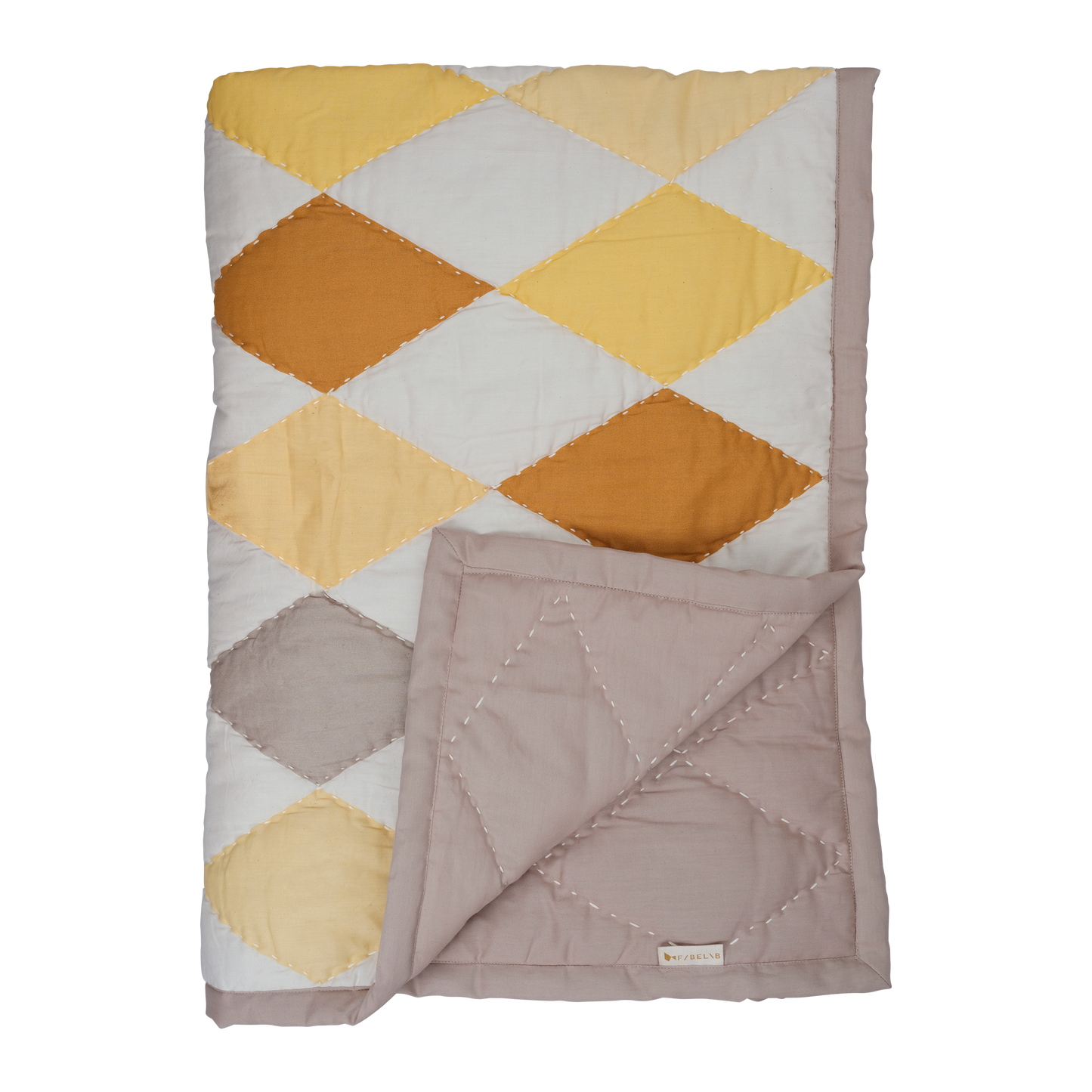 Patchwork-Decke Karomuster