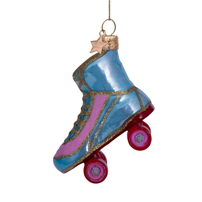 Christbaumkugel Rollschuh