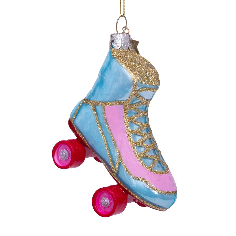 Christbaumkugel Rollschuh